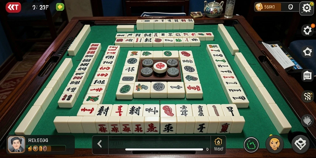 Tangkapan layar permainan 5RT menampilkan pengalaman bermain Mahjong yang seru dan menarik.