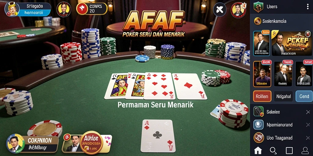 Tampilan gameplay AFAF yang menarik dan interaktif di layar.