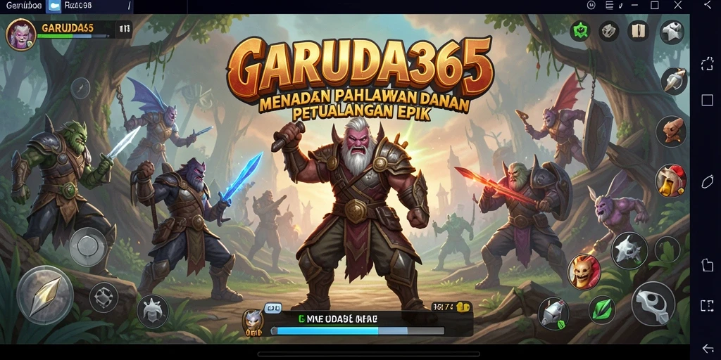 Screenshot gameplay GARUDA365 menampilkan aksi seru dalam petualangan ARPG.