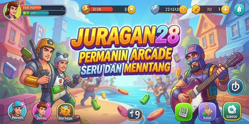 Tampilan gameplay seru di JURAGAN28 yang menantang.