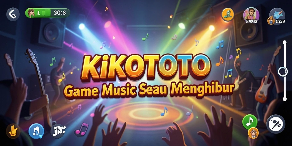 Tampilan gameplay KIKOTOTO yang menarik dan penuh warna.