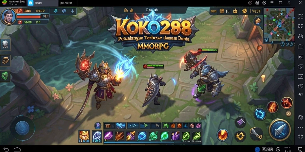 Tampilan layar gameplay KOKO288 yang menarik dan penuh aksi.