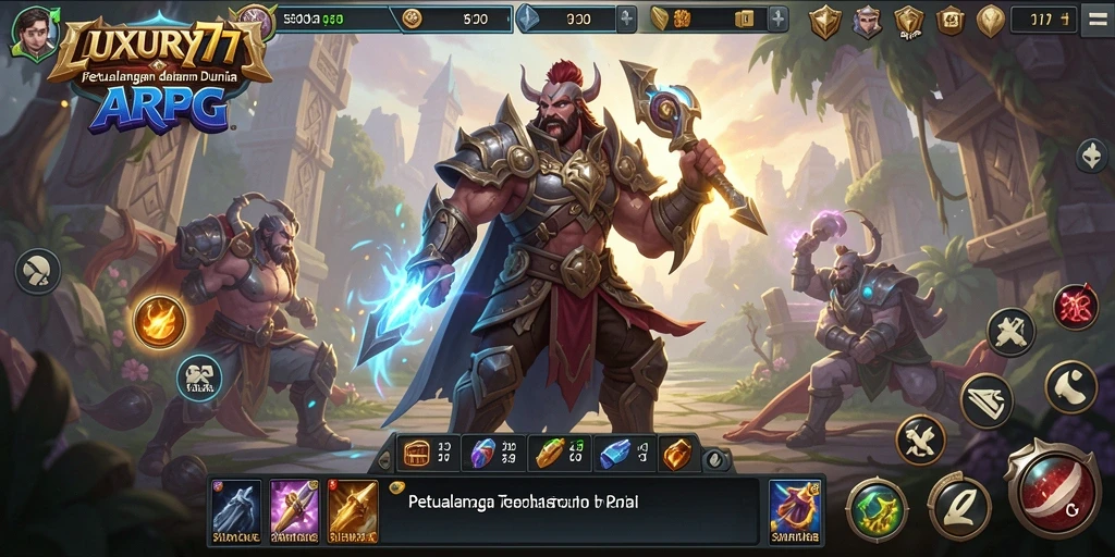 Tampilkan gameplay seru dalam petualangan ARPG yang mendebarkan.