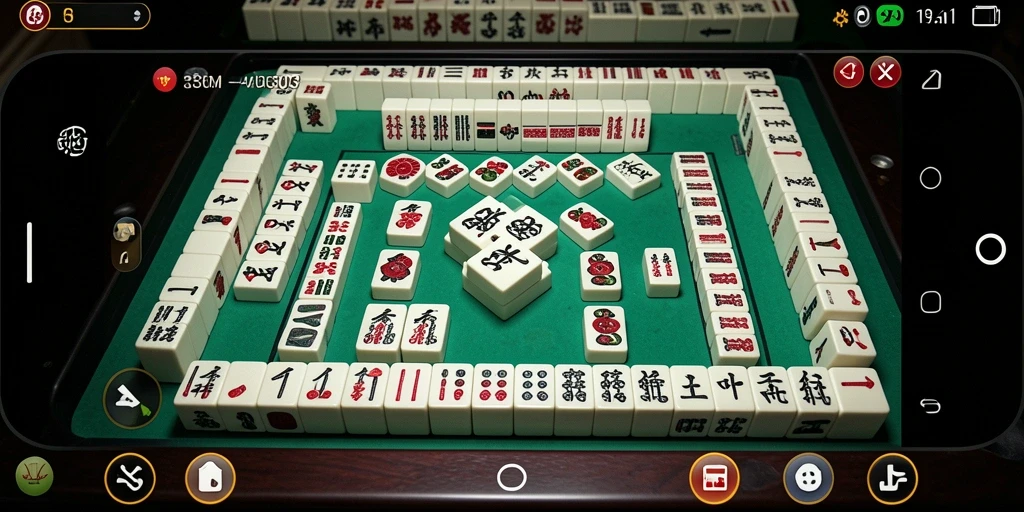 Tampilan gameplay MADU303 yang menarik dan seru dalam permainan Mahjong.