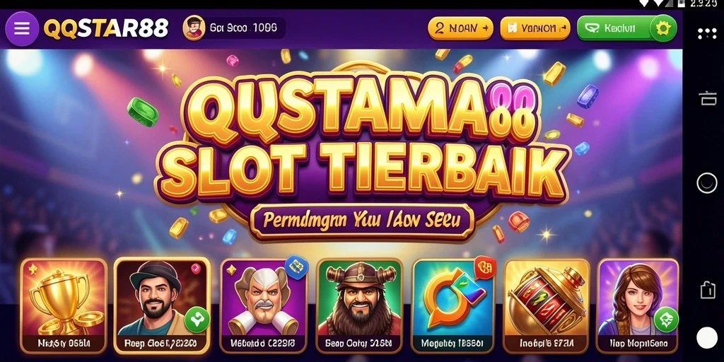Screenshot gameplay <strong>QQSTAR88</strong> menampilkan keseruan bermain slot yang tak terlupakan.