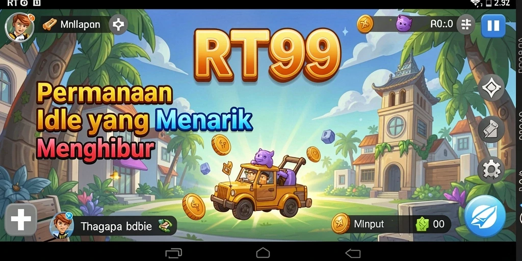 Tangkapan layar gameplay RT99 yang menunjukkan elemen Idle yang menarik.