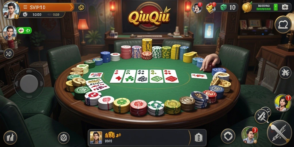 Tampilan gameplay seru dari SVIP10, menampilkan aksi QiuQiu yang menarik.